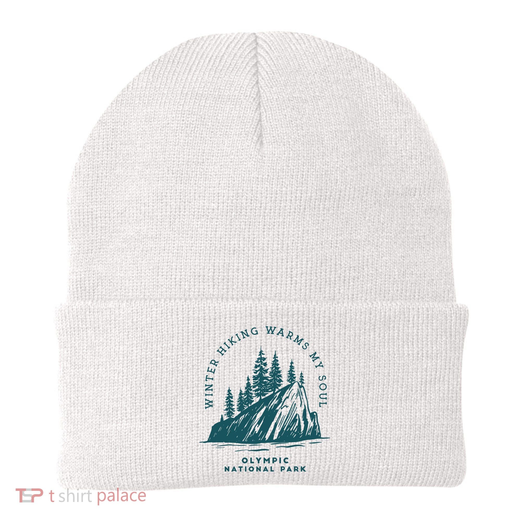 Winter Hiking Warms My Soul Washington State Beanie