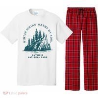Winter Hiking Warms My Soul Washington State Pajama Set thumb 0