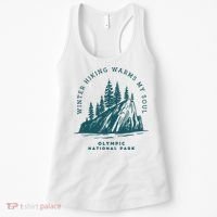 Winter Hiking Warms My Soul Washington State Women's Tank Top thumb 0