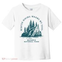 Winter Hiking Warms My Soul Washington State Toddler T-Shirt thumb 0