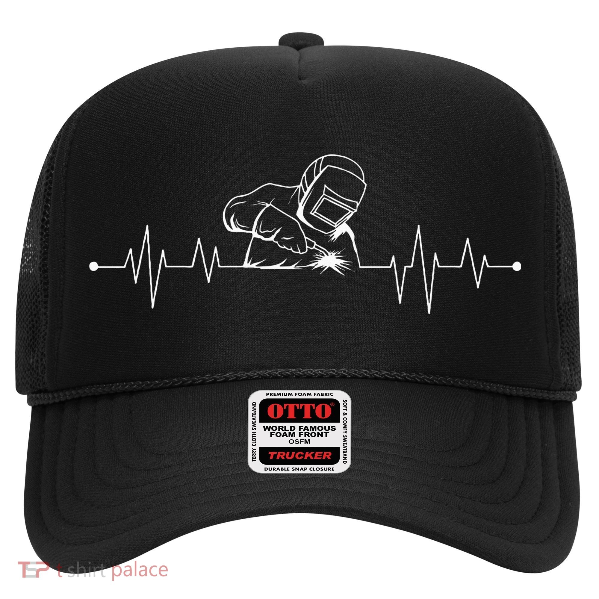 Welding Heartbeat Welder Helmet Metal Fabrication Fusing Mig Hat