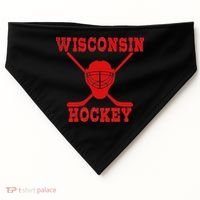 Wisconsin Hockey USA-Made Doggie Bandana thumb 0