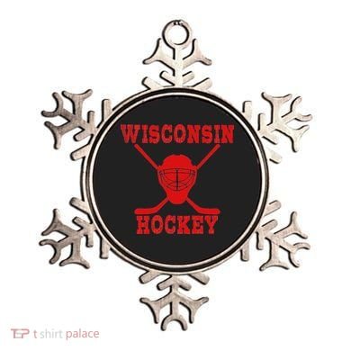 Wisconsin Hockey Ornament
