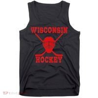 Wisconsin Hockey Tank Top thumb 0