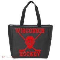 Wisconsin Hockey Tote Bag thumb 0