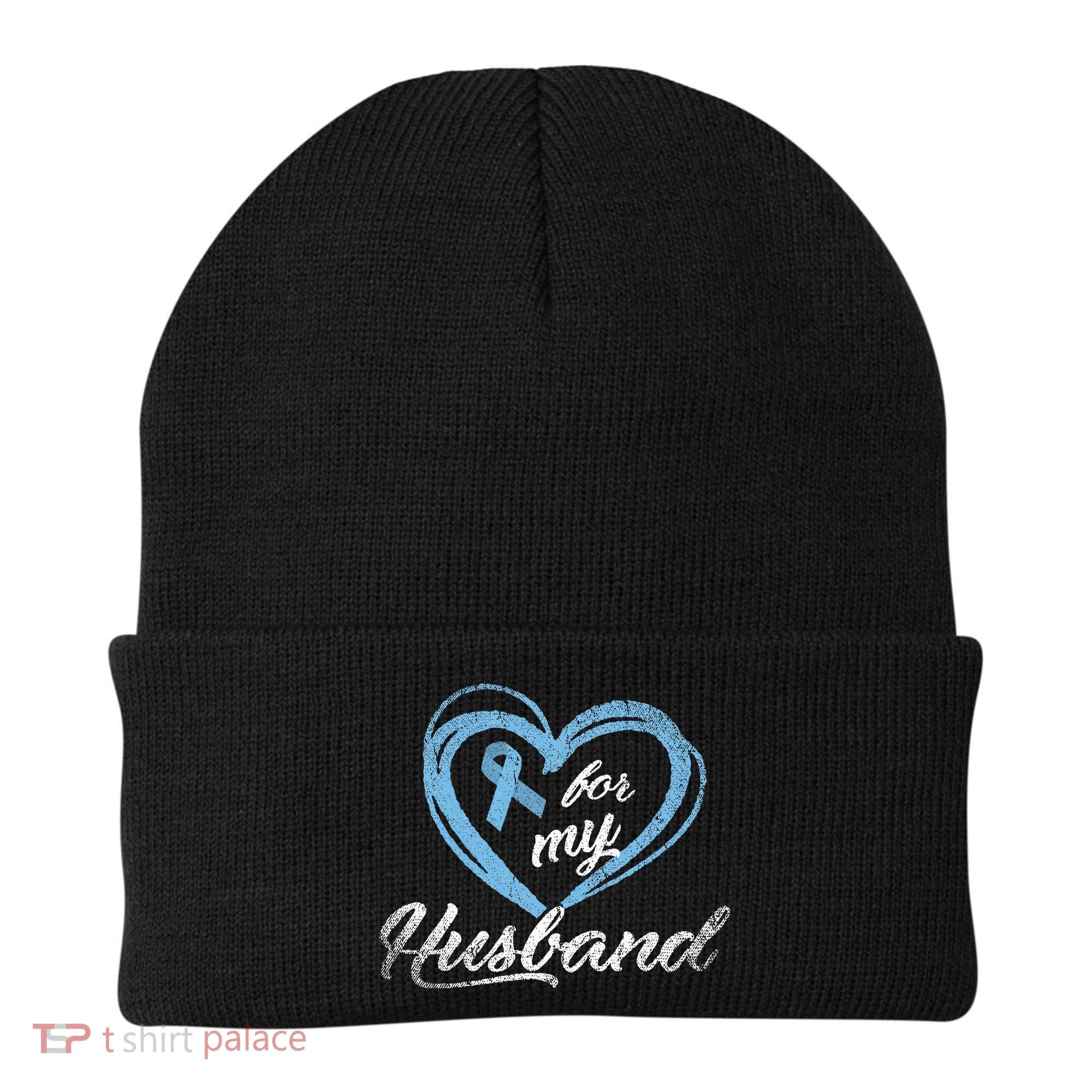 Warrior Husband Wife Gift Idea Prostate Cancer Awareness Beanie