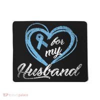 Warrior Husband Wife Gift Idea Prostate Cancer Awareness Mousepad thumb 0