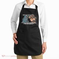Why Can't We Be Friends Ape Monster Fights Apron thumb 2