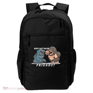 Why Can't We Be Friends Ape Monster Fights Backpack