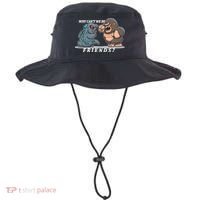 Why Can't We Be Friends Ape Monster Fights Bucket Hat thumb 0