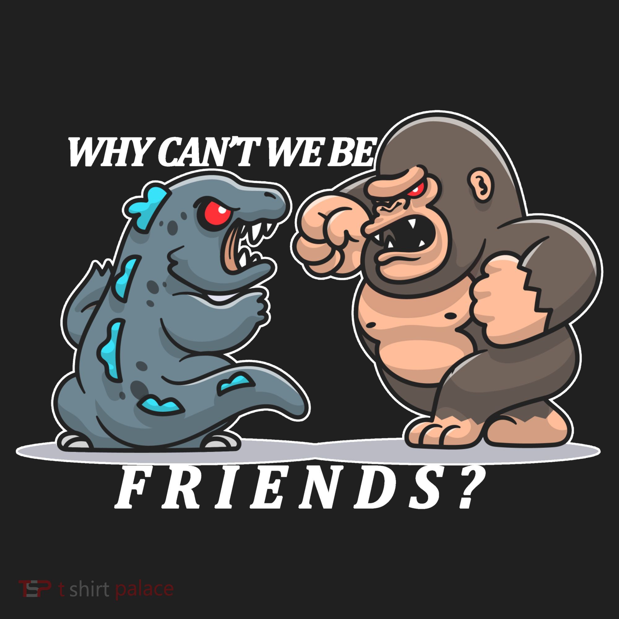 Why Can't We Be Friends Ape Monster Fights Beanie