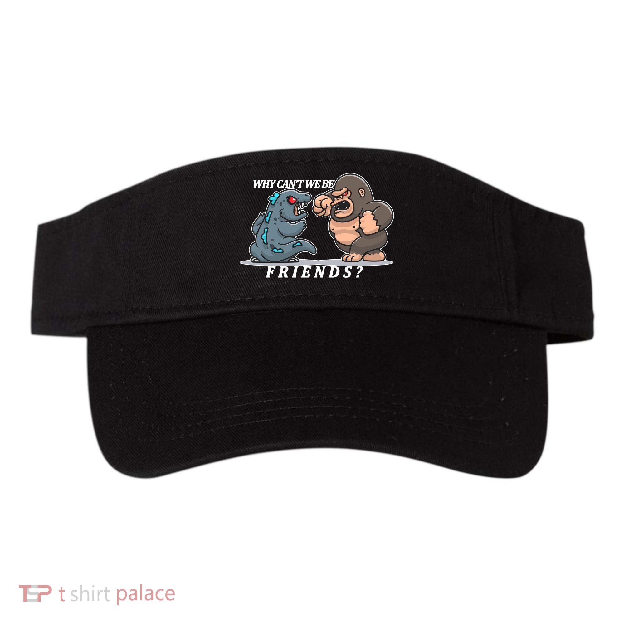 Why Can't We Be Friends Ape Monster Fights Visor