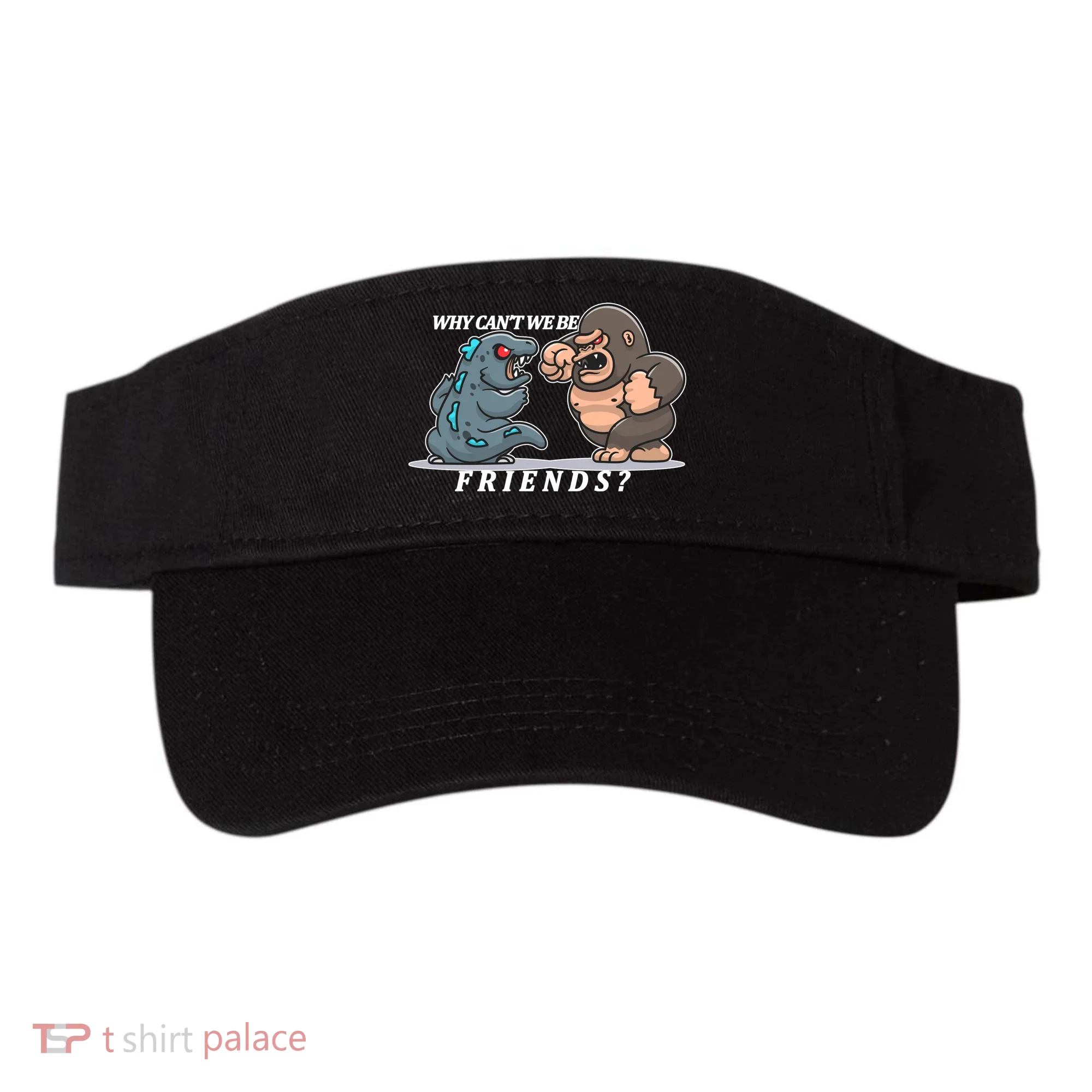Why Can't We Be Friends Ape Monster Fights Visor