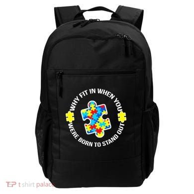 Why Fit In Autism Awareness Backpack