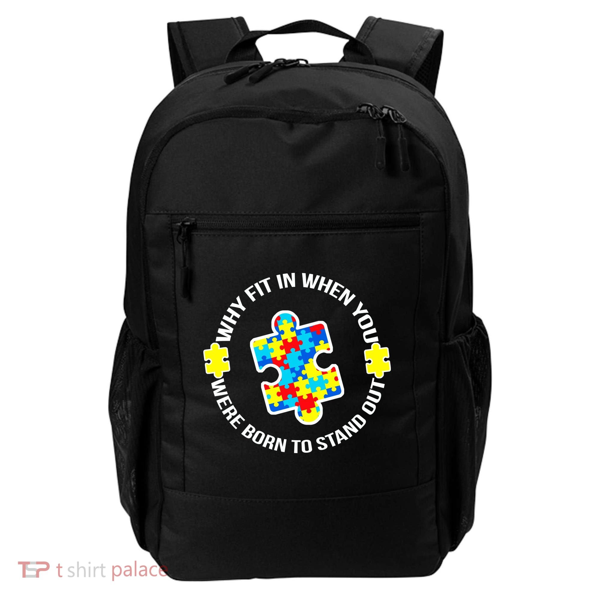 Why Fit In Autism Awareness Backpack