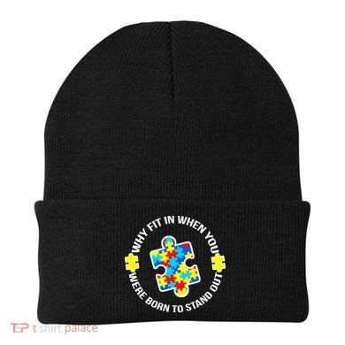 Why Fit In Autism Awareness Beanie
