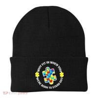 Why Fit In Autism Awareness Beanie thumb 0