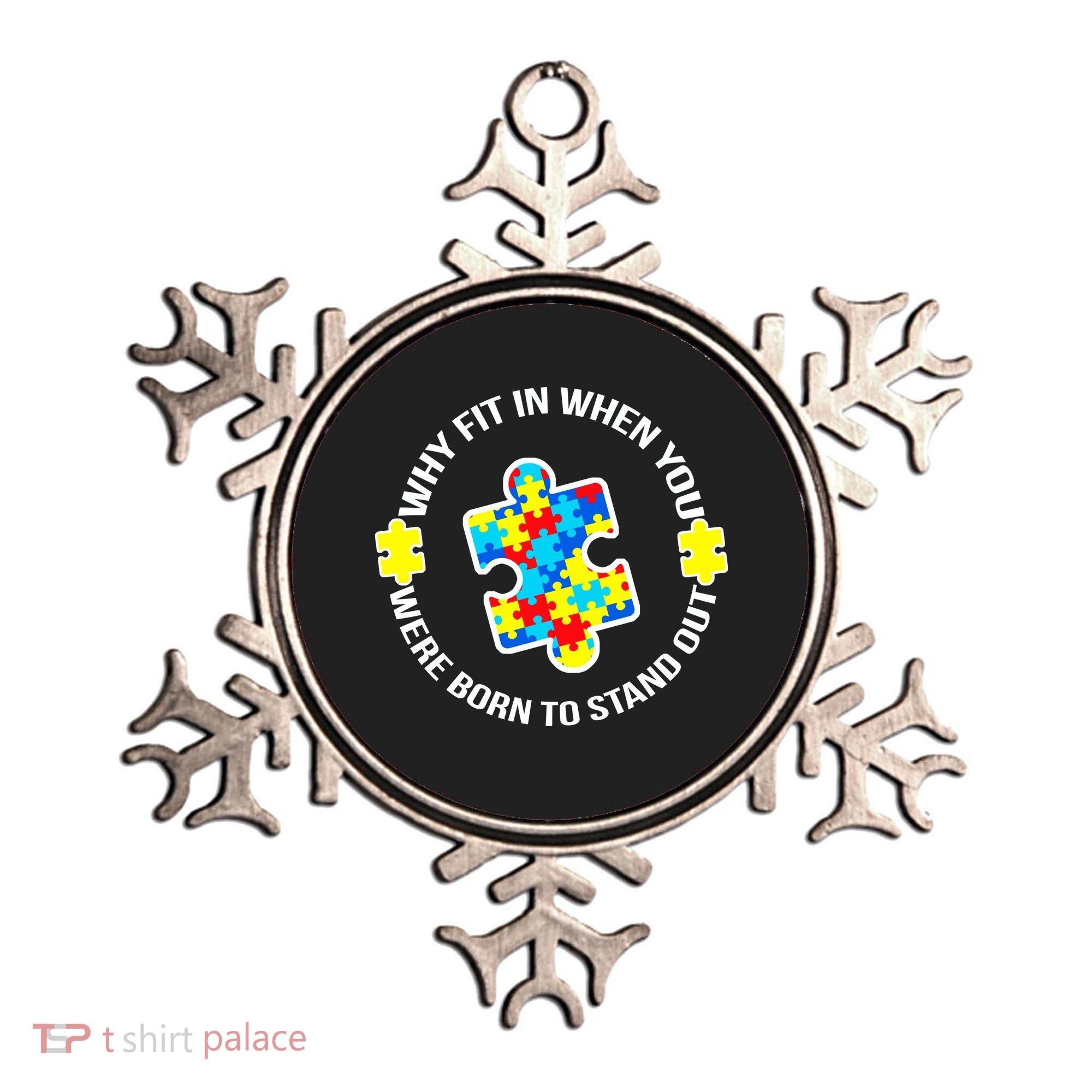 Why Fit In Autism Awareness Ornament