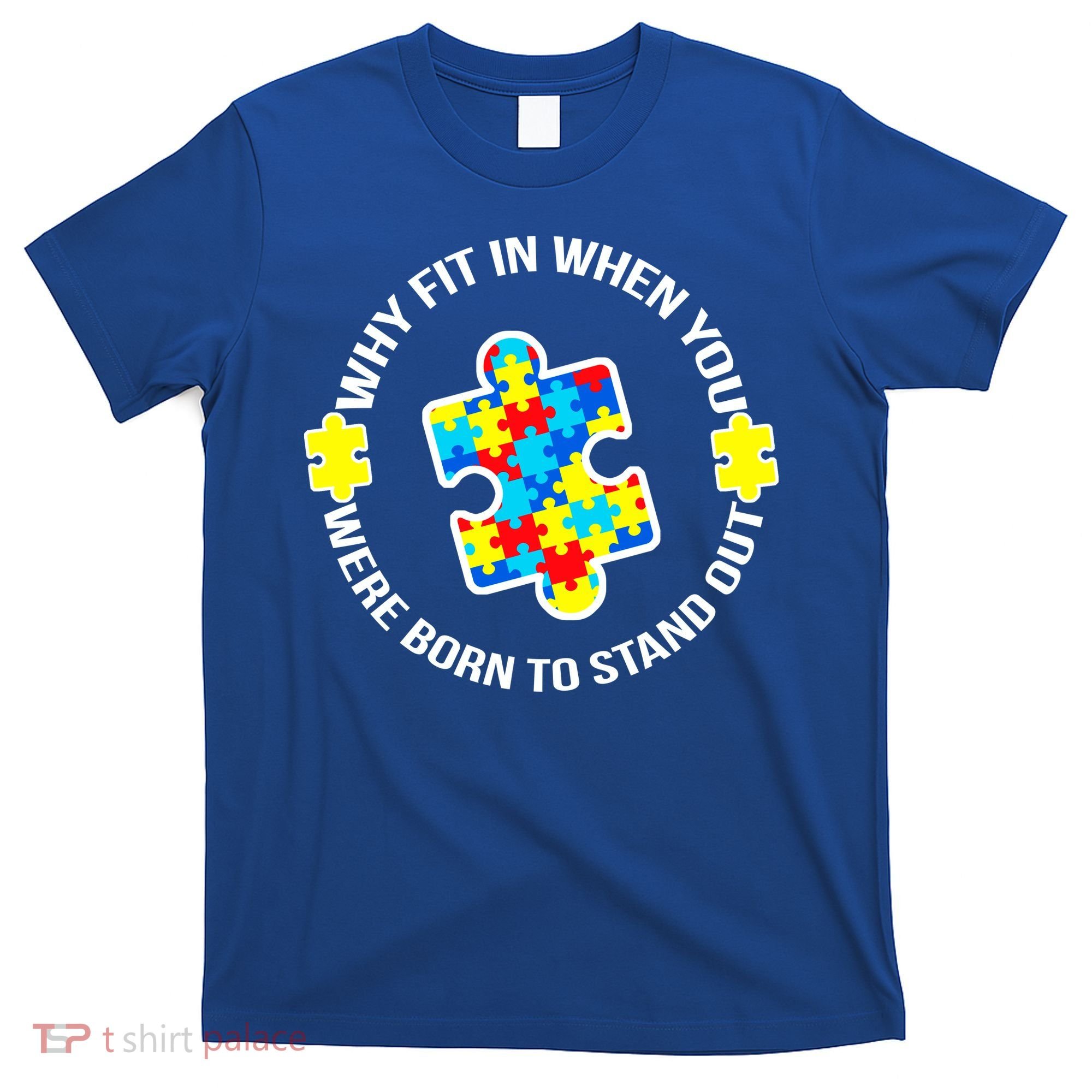 Why Fit In Autism Awareness T-Shirt