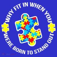 Why Fit In Autism Awareness Toddler T-Shirt thumb 4