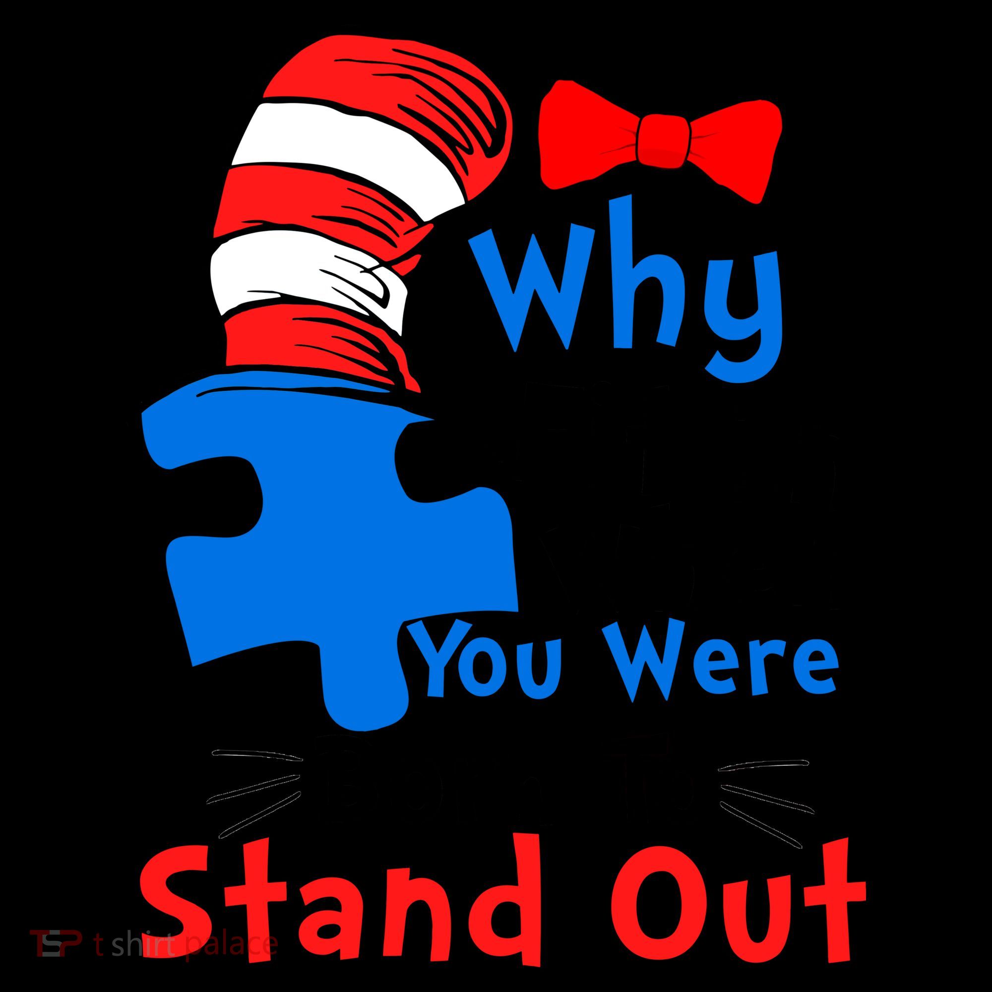Why Fit In When You Were Born To Stand Out Autism Coffee Mug