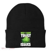 Why I Have Trust Issues Bush Camper Beanie thumb 0