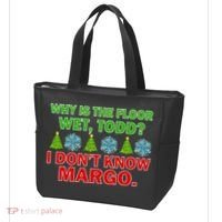 Why Is The Floor Wet Todd I Don't Know Margo Christmas Tote Bag thumb 3
