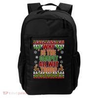 Why Is The Floor Wet Todd Ugly Christmas Backpack thumb 0