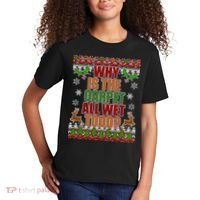 Why Is The Floor Wet Todd Ugly Christmas Kids T-Shirt thumb 2