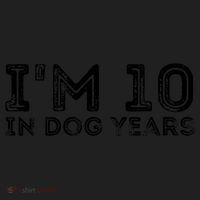 Womens I'm 10 In Dog Years Funny 70th Birthday Golf Towel thumb 3