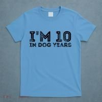 Womens I'm 10 In Dog Years Funny 70th Birthday T-Shirt thumb 4