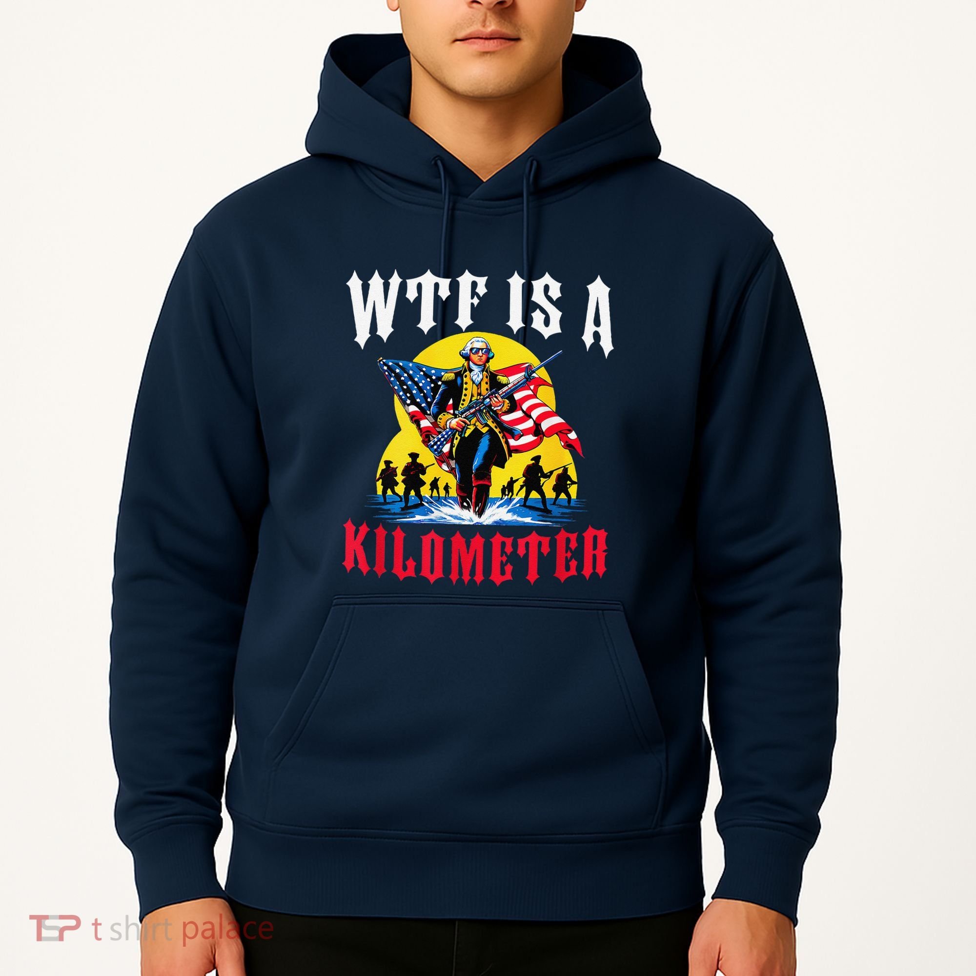 Wtf Is A Kilometer George President Hoodie