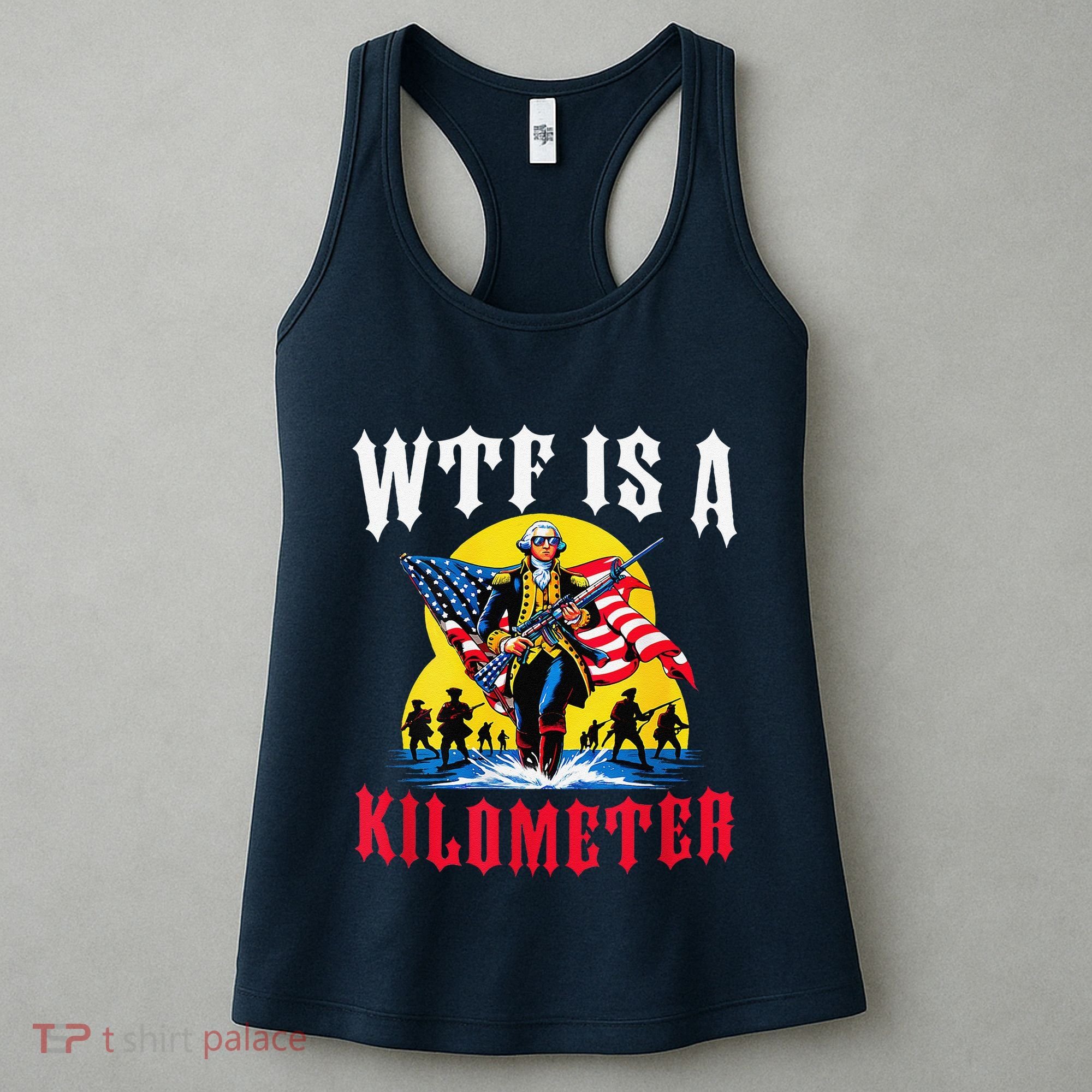 Wtf Is A Kilometer George President Women's Tank Top