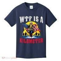 Wtf Is A Kilometer George President Kids T-Shirt thumb 0