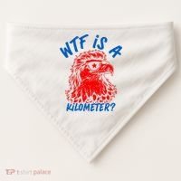 WTF Is A Kilometer? Eagle 4th Of July USA-Made Doggie Bandana thumb 0