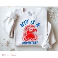 WTF Is A Kilometer? Eagle 4th Of July Sweatshirt thumb 2