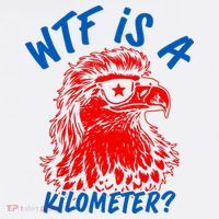 WTF Is A Kilometer? Eagle 4th Of July T-Shirt thumb 7