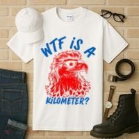 WTF Is A Kilometer? Eagle 4th Of July Tall T-Shirt thumb 3