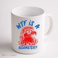WTF Is A Kilometer? Eagle 4th Of July Coffee Mug thumb 1