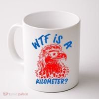 WTF Is A Kilometer? Eagle 4th Of July Coffee Mug thumb 0