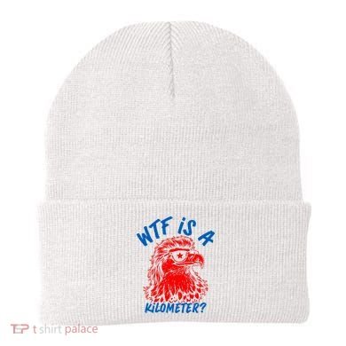 WTF Is A Kilometer? Eagle 4th Of July Beanie
