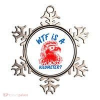 WTF Is A Kilometer? Eagle 4th Of July Ornament thumb 0