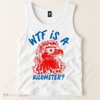 WTF Is A Kilometer? Eagle 4th Of July Tank Top thumb 2