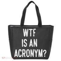 WTF Is An Acronym Funny Tote Bag thumb 0