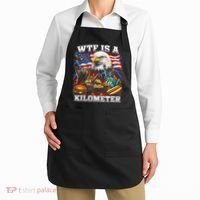WTF Is A Kilometer? Patriotic Eagle American Graphic Apron thumb 2