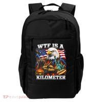 WTF Is A Kilometer? Patriotic Eagle American Graphic Backpack thumb 0
