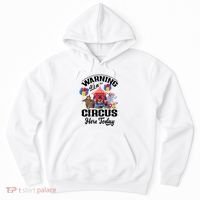 Warning It'S A Circus Here Today Carnival Birthday Party Hoodie thumb 0