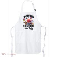 Warning It'S A Circus Here Today Carnival Birthday Party Apron thumb 0