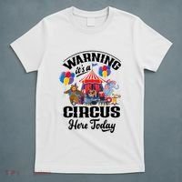 Warning It'S A Circus Here Today Carnival Birthday Party T-Shirt thumb 5