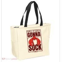 Well It AinT Gonna Suck Itself Cajun Crawfish Lover Tote Bag thumb 2